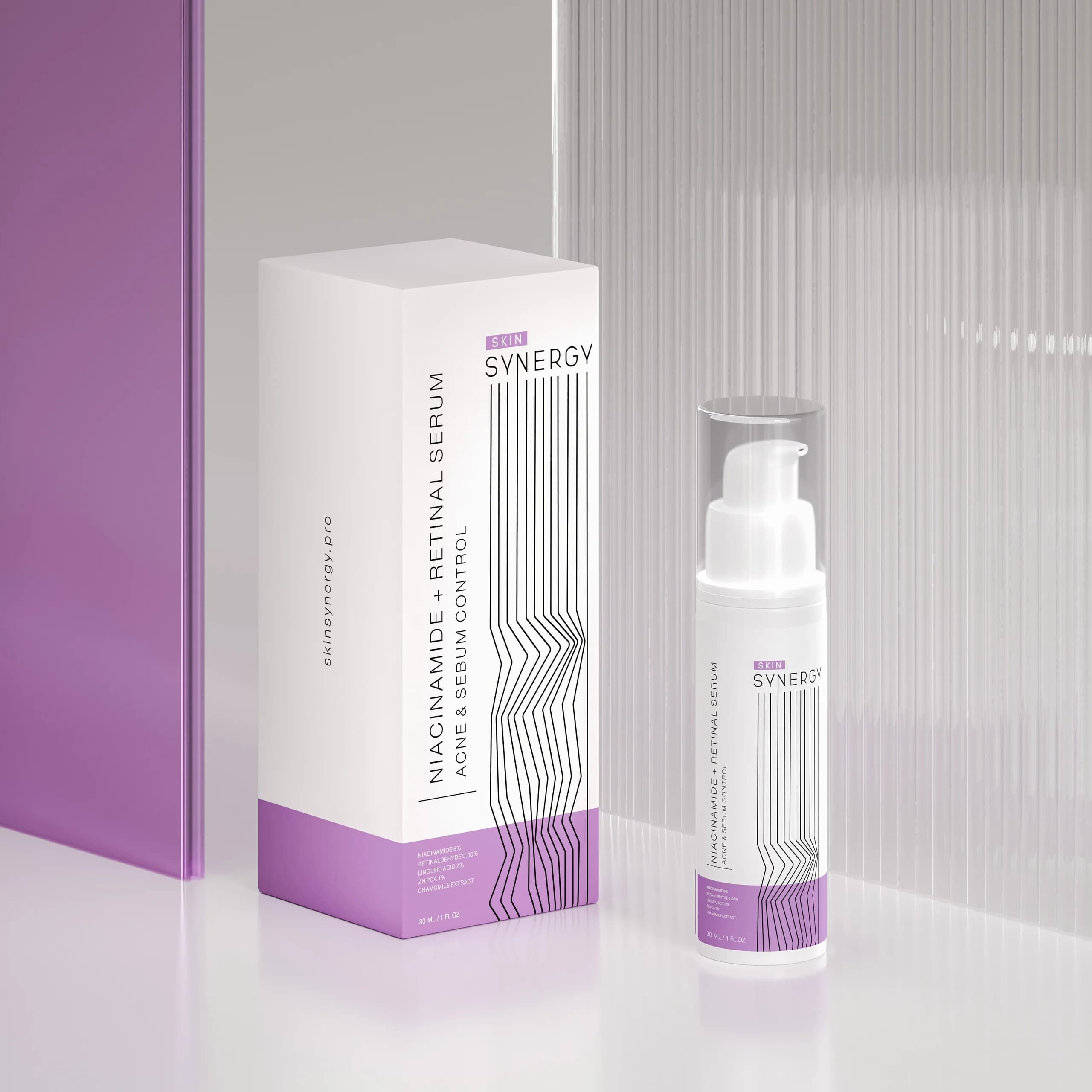 Skin Synergy Niacinamide+Retinal Serum